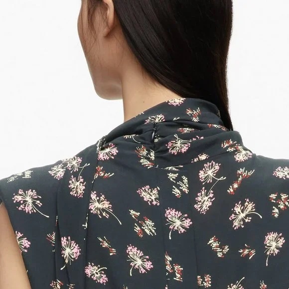 Zara Blouse sleeveless PRINTED SHIRT LIMITED EDITION - Picture 6 of 11